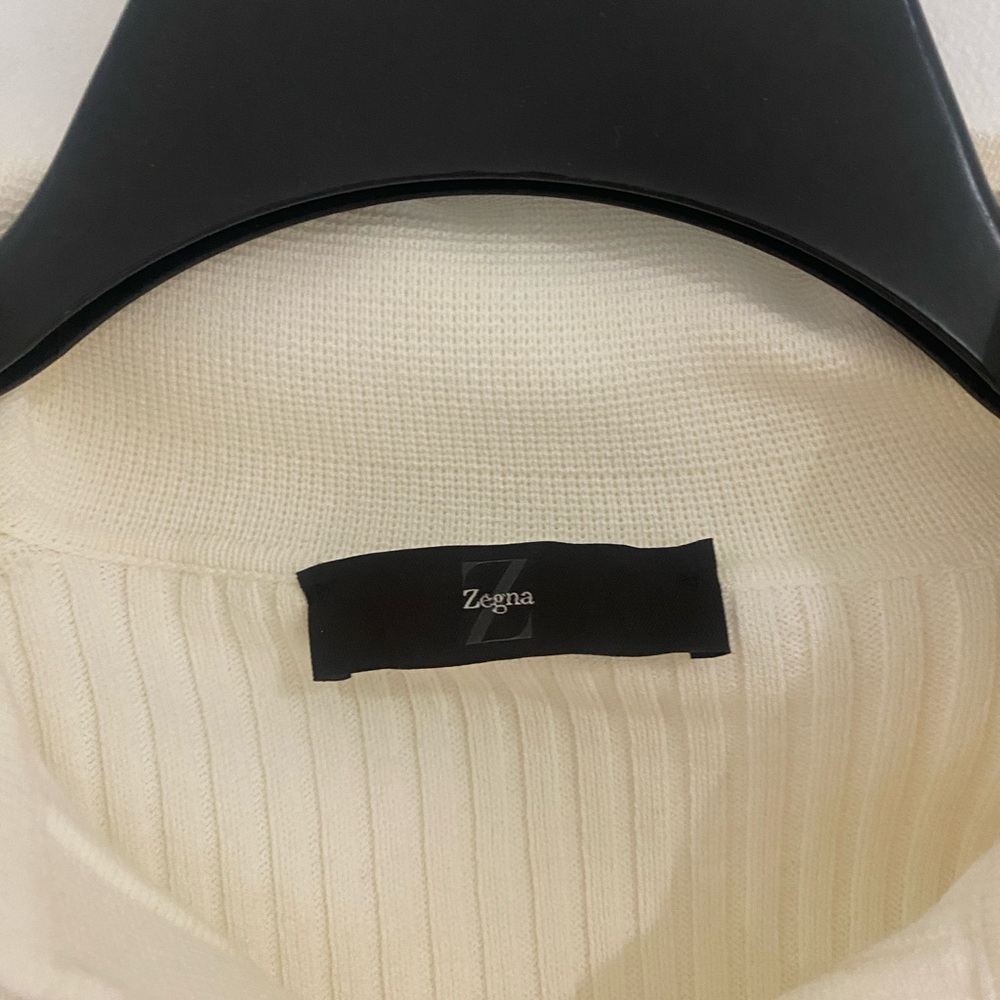 White-collared sweater